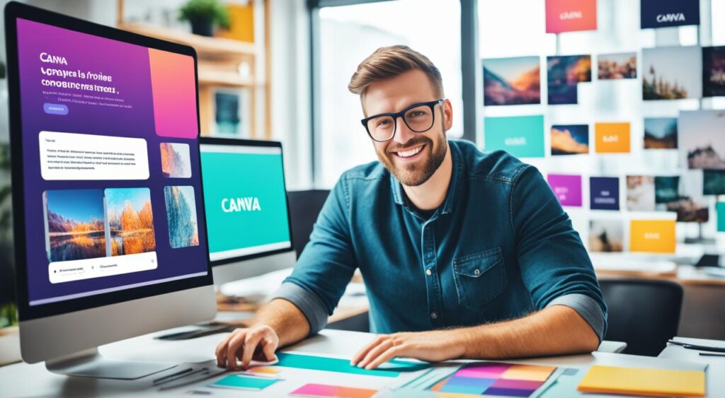 Canva em ação Canva em ação