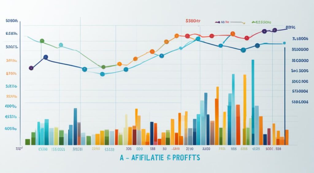 Gráfico de Potencial Lucrativo do Marketing de Afiliados Gráfico de Potencial Lucrativo do Marketing de Afiliados